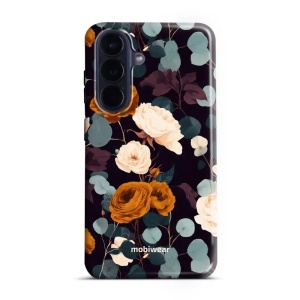 Odolný kryt na mobil Samsung Galaxy A57 5G - Mobiwear Elite Pro EB25E, rezavé růže v noci