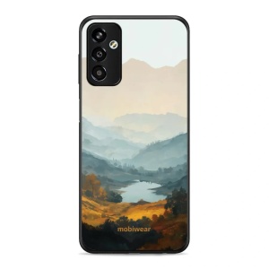 Lesklý kryt na mobil Samsung Galaxy M13 - Mobiwear Glossy GB36G, jezero v údolí