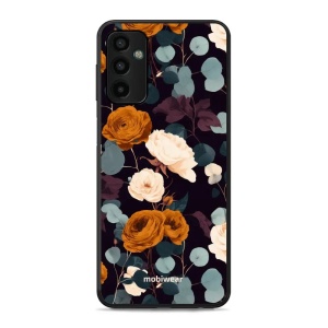 Lesklý kryt na mobil Samsung Galaxy M23 5G - Mobiwear Glossy GB25G, rezavé růže v noci