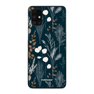 Lesklý kryt na mobil Samsung Galaxy M31s - Mobiwear Glossy GB27G, trávy na sytě tyrkysové