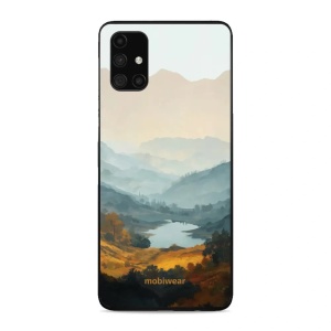Lesklý kryt na mobil Samsung Galaxy M31s - Mobiwear Glossy GB36G, jezero v údolí