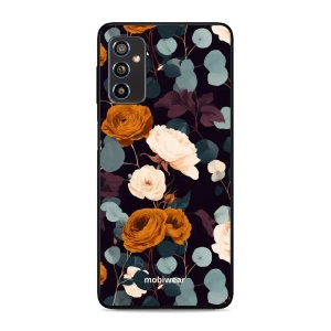 Lesklý kryt na mobil Samsung Galaxy M52 5G - Mobiwear Glossy GB25G, rezavé růže v noci