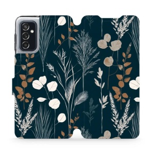 Flip pouzdro na mobil Samsung Galaxy M52 5G - Mobiwear VB27S, trávy na sytě tyrkysové