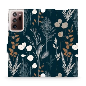 Flip pouzdro na mobil Samsung Galaxy Note 20 Ultra - Mobiwear VB27S, trávy na sytě tyrkysové