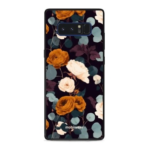 Lesklý kryt na mobil Samsung Galaxy Note 8 - Mobiwear Glossy GB25G, rezavé růže v noci