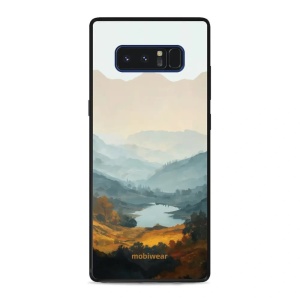 Lesklý kryt na mobil Samsung Galaxy Note 8 - Mobiwear Glossy GB36G, jezero v údolí