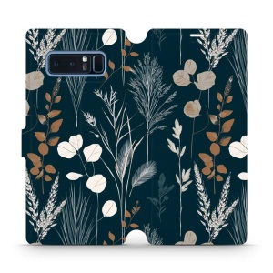 Flip pouzdro na mobil Samsung Galaxy Note 8 - Mobiwear VB27S, trávy na sytě tyrkysové