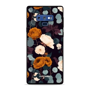 Lesklý kryt na mobil Samsung Galaxy Note 9 - Mobiwear Glossy GB25G, rezavé růže v noci