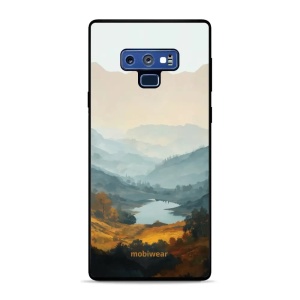 Lesklý kryt na mobil Samsung Galaxy Note 9 - Mobiwear Glossy GB36G, jezero v údolí