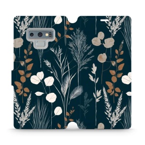 Flip pouzdro na mobil Samsung Galaxy Note 9 - Mobiwear VB27S, trávy na sytě tyrkysové