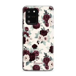 Odolný kryt na mobil Samsung Galaxy S10 Lite - Mobiwear Elite Pro EB31E, růže se šalvějí na krémové