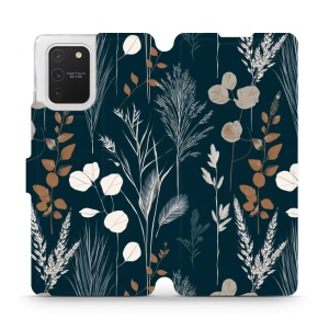 Flip pouzdro na mobil Samsung Galaxy S10 Lite - Mobiwear VB27S, trávy na sytě tyrkysové