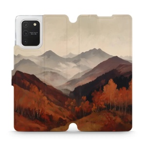 Flip pouzdro na mobil Samsung Galaxy S10 Lite - Mobiwear VB35S, mlhavé údolí v horách