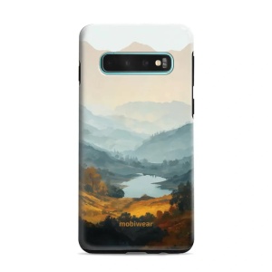 Odolný kryt na mobil Samsung Galaxy S10 Plus - Mobiwear Elite Pro EB36E, jezero v údolí