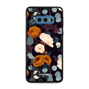 Lesklý kryt na mobil Samsung Galaxy S10e - Mobiwear Glossy GB25G, rezavé růže v noci