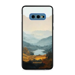 Lesklý kryt na mobil Samsung Galaxy S10e - Mobiwear Glossy GB36G, jezero v údolí