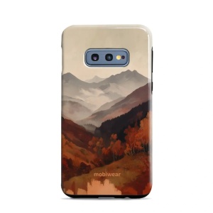 Odolný kryt na mobil Samsung Galaxy S10e - Mobiwear Elite Pro EB35E, mlhavé údolí v horách