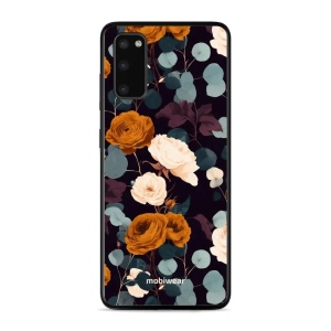 Lesklý kryt na mobil Samsung Galaxy S20 - Mobiwear Glossy GB25G, rezavé růže v noci
