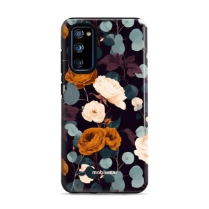 Odolný kryt na mobil Samsung Galaxy S20 FE - Mobiwear Elite Pro EB25E, rezavé růže v noci