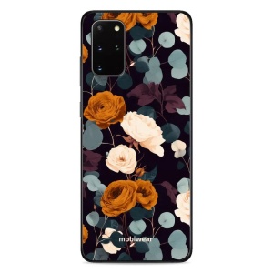 Lesklý kryt na mobil Samsung Galaxy S20 Plus - Mobiwear Glossy GB25G, rezavé růže v noci