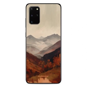 Lesklý kryt na mobil Samsung Galaxy S20 Plus - Mobiwear Glossy GB35G, mlhavé údolí v horách