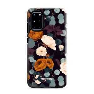 Odolný kryt na mobil Samsung Galaxy S20 Plus - Mobiwear Elite Pro EB25E, rezavé růže v noci