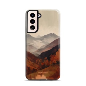 Odolný kryt na mobil Samsung Galaxy S21 - Mobiwear Elite Pro EB35E, mlhavé údolí v horách