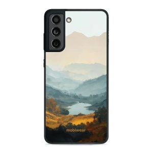 Lesklý kryt na mobil Samsung Galaxy S21 FE - Mobiwear Glossy GB36G, jezero v údolí
