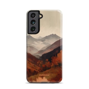 Odolný kryt na mobil Samsung Galaxy S21 FE - Mobiwear Elite Pro EB35E, mlhavé údolí v horách