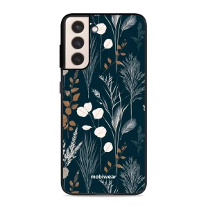 Lesklý kryt na mobil Samsung Galaxy S21 Plus - Mobiwear Glossy GB27G, trávy na sytě tyrkysové
