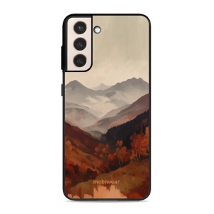 Lesklý kryt na mobil Samsung Galaxy S21 Plus - Mobiwear Glossy GB35G, mlhavé údolí v horách
