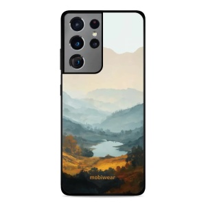 Lesklý kryt na mobil Samsung Galaxy S21 Ultra - Mobiwear Glossy GB36G, jezero v údolí