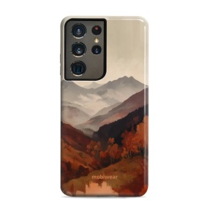Odolný kryt na mobil Samsung Galaxy S21 Ultra - Mobiwear Elite Pro EB35E, mlhavé údolí v horách
