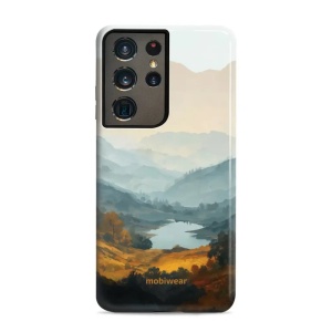 Odolný kryt na mobil Samsung Galaxy S21 Ultra - Mobiwear Elite Pro EB36E, jezero v údolí