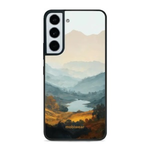 Lesklý kryt na mobil Samsung Galaxy S22 - Mobiwear Glossy GB36G, jezero v údolí