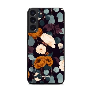 Lesklý kryt na mobil Samsung Galaxy S22 Plus - Mobiwear Glossy GB25G, rezavé růže v noci