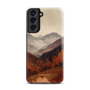 Odolný kryt na mobil Samsung Galaxy S22 Plus - Mobiwear Elite Pro EB35E, mlhavé údolí v horách