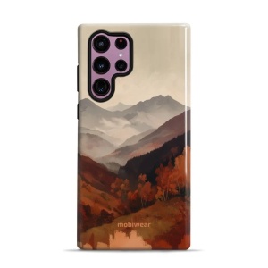 Odolný kryt na mobil Samsung Galaxy S22 Ultra - Mobiwear Elite Pro EB35E, mlhavé údolí v horách
