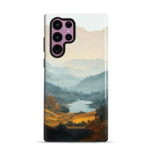Odolný kryt na mobil Samsung Galaxy S22 Ultra - Mobiwear Elite Pro EB36E, jezero v údolí
