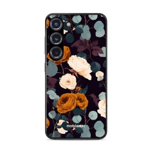 Lesklý kryt na mobil Samsung Galaxy S23 - Mobiwear Glossy GB25G, rezavé růže v noci