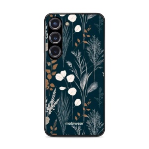 Lesklý kryt na mobil Samsung Galaxy S23 - Mobiwear Glossy GB27G, trávy na sytě tyrkysové