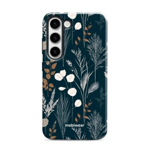 Odolný kryt na mobil Samsung Galaxy S23 - Mobiwear Elite Pro EB27E, trávy na sytě tyrkysové