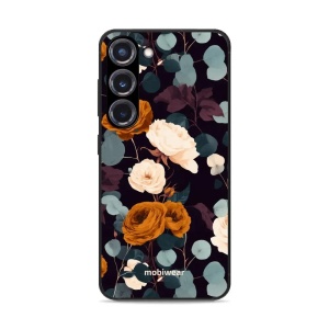 Lesklý kryt na mobil Samsung Galaxy S23 Plus - Mobiwear Glossy GB25G, rezavé růže v noci
