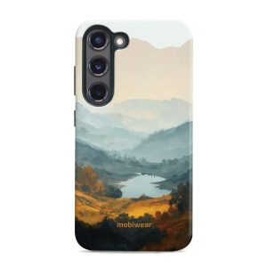 Odolný kryt na mobil Samsung Galaxy S23 Plus - Mobiwear Elite Pro EB36E, jezero v údolí