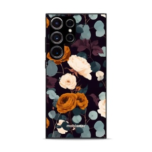 Lesklý kryt na mobil Samsung Galaxy S23 Ultra - Mobiwear Glossy GB25G, rezavé růže v noci