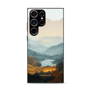 Lesklý kryt na mobil Samsung Galaxy S23 Ultra - Mobiwear Glossy GB36G, jezero v údolí
