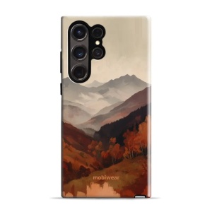 Odolný kryt na mobil Samsung Galaxy S23 Ultra - Mobiwear Elite Pro EB35E, mlhavé údolí v horách