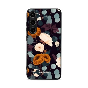 Lesklý kryt na mobil Samsung Galaxy S24 - Mobiwear Glossy GB25G, rezavé růže v noci