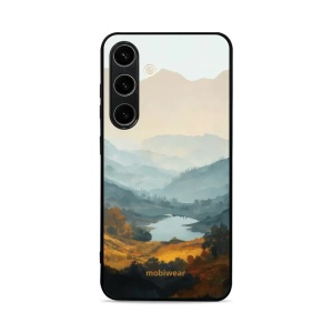Lesklý kryt na mobil Samsung Galaxy S24 - Mobiwear Glossy GB36G, jezero v údolí