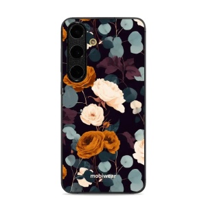 Lesklý kryt na mobil Samsung Galaxy S24 FE - Mobiwear Glossy GB25G, rezavé růže v noci